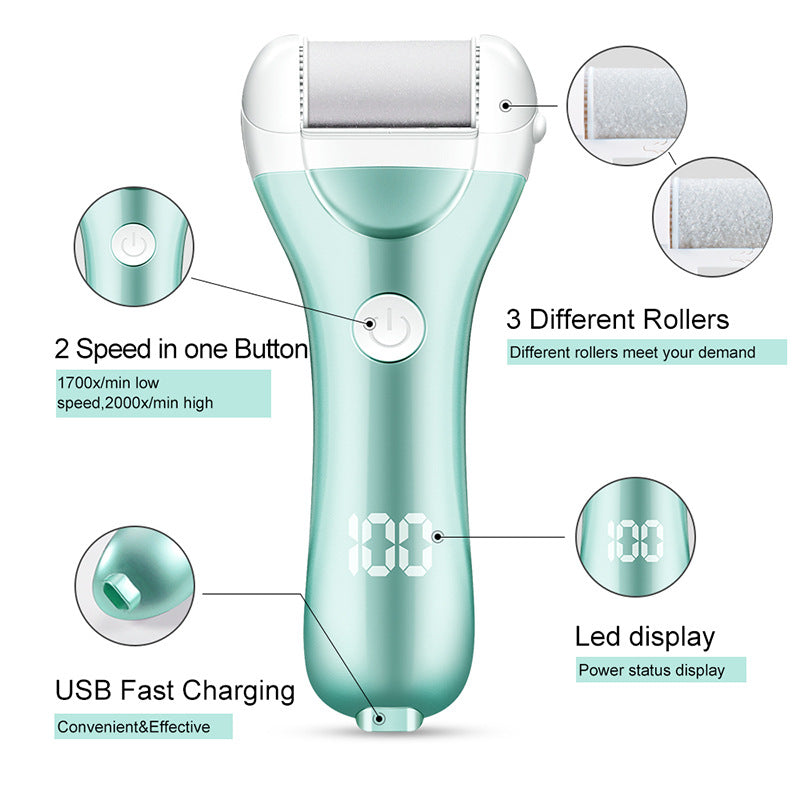 At-Home Pedicure Electric Foot File for Smooth Skin