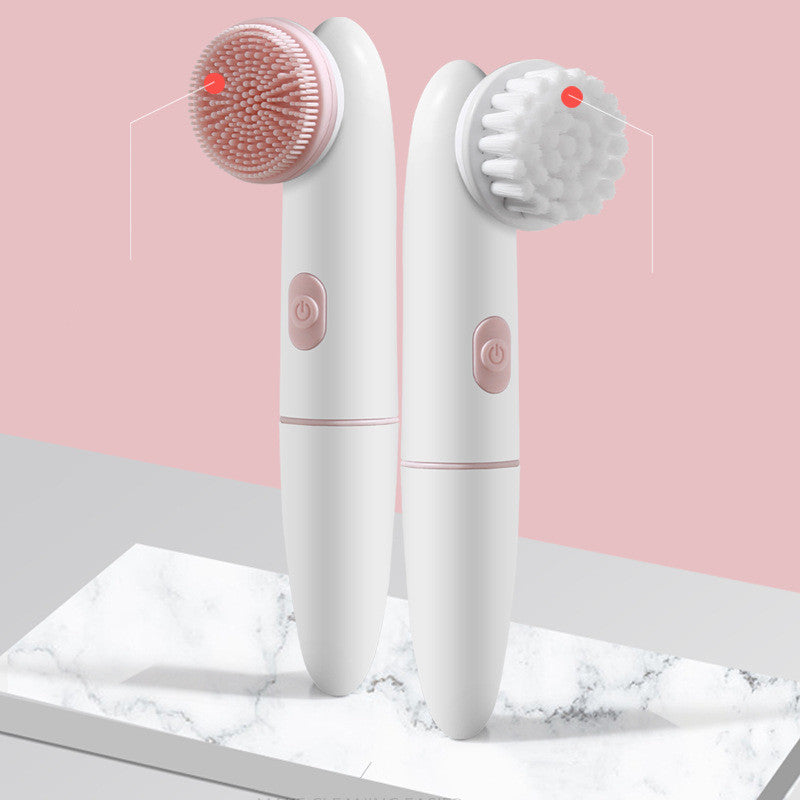 Soft Glow Electric Silicone Face Cleansing Brush
