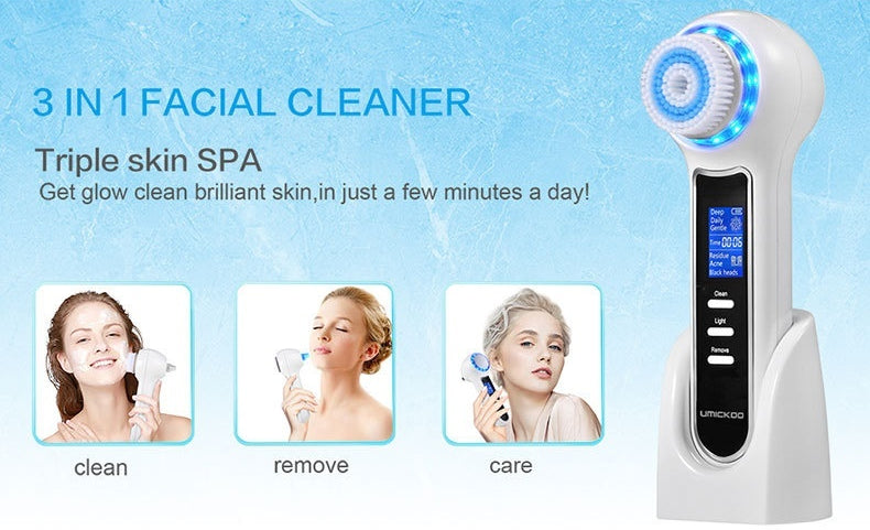 Multifunctional Face Cleansing Brush for Deep, Gentle Pore Care