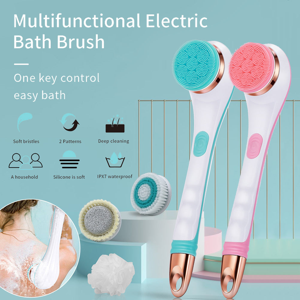 Electric Silicone Shower Brush for Daily Self-Care